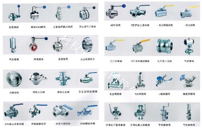 專業(yè)衛(wèi)生級(jí)閥門、球閥、蝶閥、止回閥、隔膜閥